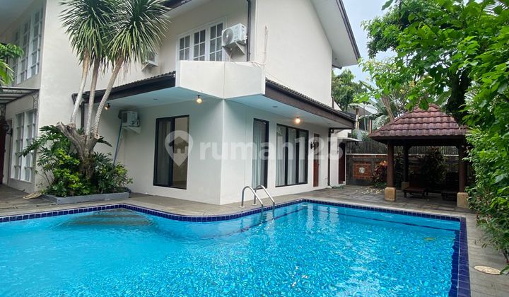 For Rent Nice Tropical House with Patio & Back Terrace in Quiet Area, Cilandak Ampera is Near To NIS For Rent Nice Tropical House with Patio & Back Terrace in Quiet Area, Cilandak Ampera is Near To NIS