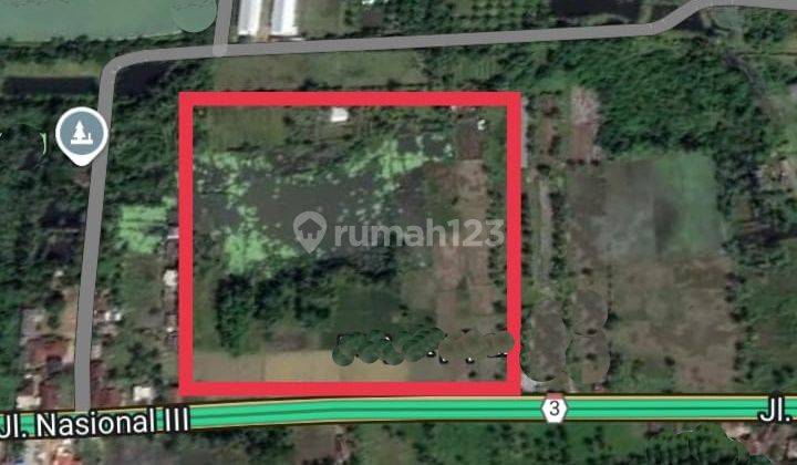 Tanah 4,2 Hektar Pinggir Jl. Raya Panimbang Pandeglang, Dekat Akses Toll Baru 2