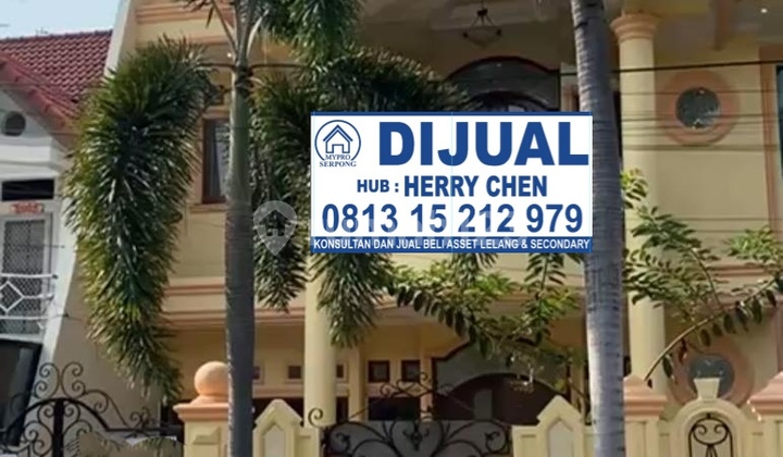 Termurah Rumah Mewah Hook Tanah 13X20m2 SHM 2,5 Lantai 2