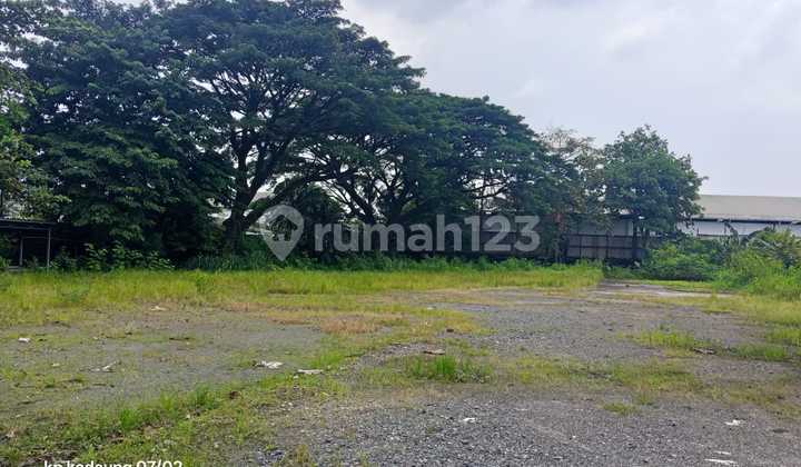 For Rent Dense Cheap Land LT 3790M2 Price 18 Thousand/ Mtr Suitable For Car Pool Location Jln Raya Bekasi Ujung Menteng Cakung East Jakarta
