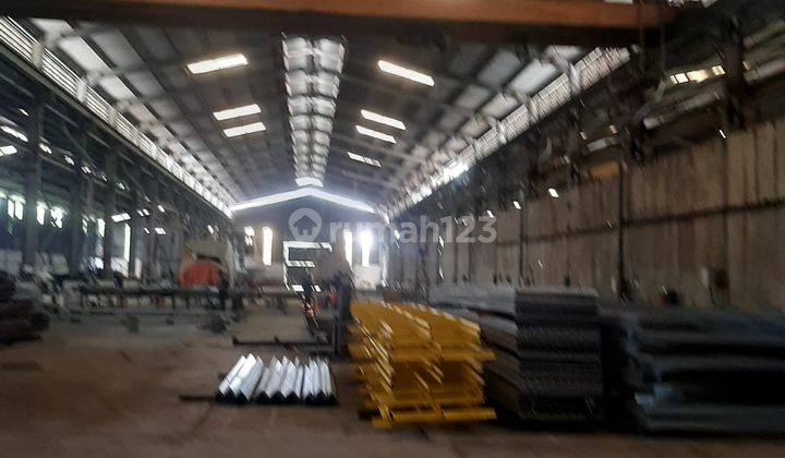 Disewakan Gudang Industri 3000m2 Cocok Workshop/ Gudang Alat Berat – Strategis Dekat Tol - Kota Bekasi 1