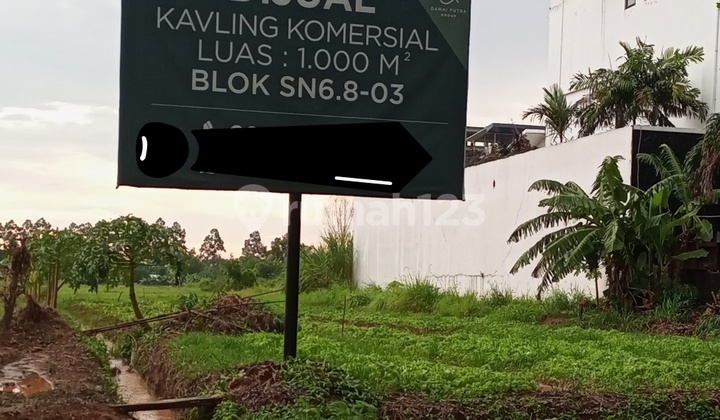 Tanah Strategis pinggir jalan utama  di SCBD Harapan Indah  3