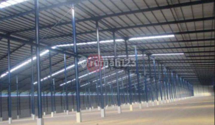 Gudang Bagus 5000m2 Modern tinggi ceiling 15 M di Marunda Center Cilincing Tarumajaya Bekasi