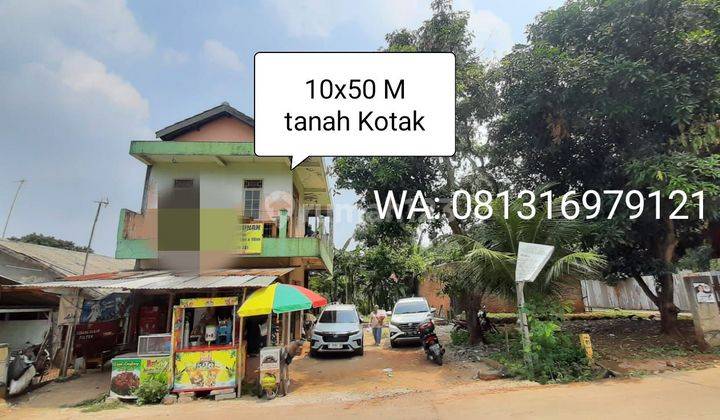 Jual Cepat Tanah Murah Strategis Pinggir Jalan 500m2 Cinangka Cikampek 1