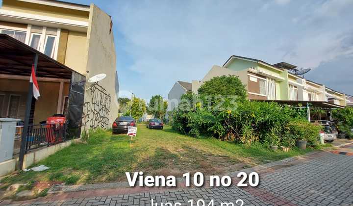 FOR SALE MODERLAND CLUSTER VIENA PLOT TANGERANG CITY ML