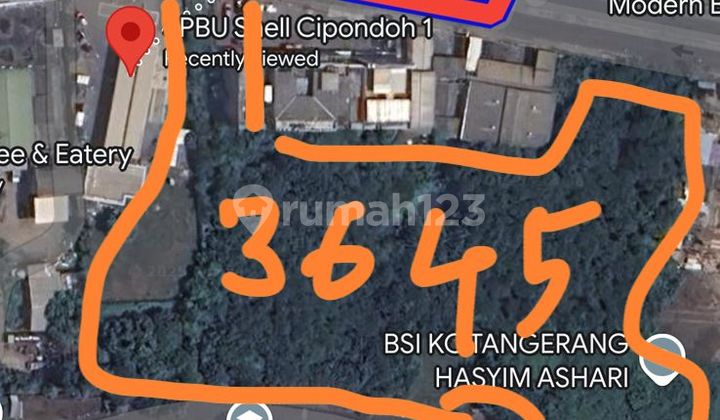 Affordable Lot for Rent by the Side of Cipondoh Tangerang Ria Main Road