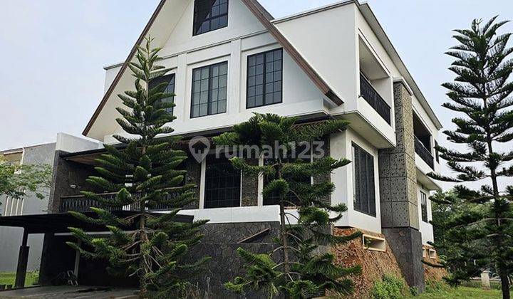 Jual Rumah Hoek Bangunan Mandiri Cluster Cajuputi De Park Bsd May 1