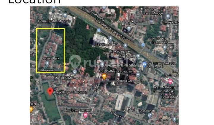 Tanah Komersial Dijual Jl. Tb. Simatupang Jakarta Hyn