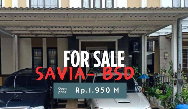 Rumah Bagus Unfurnished di The Savia BSD City  Nusaloka Nusa Loka 1