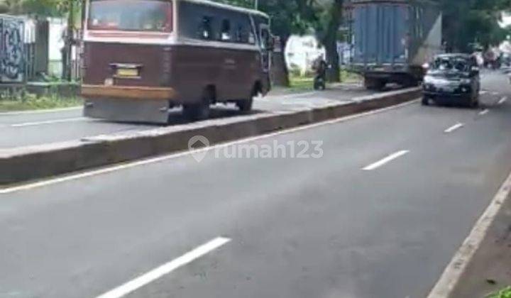 Dijual tanah luas 597 meter di pinggir jalan utama Jl. Raya Jakarta Bogor, Cimanggis Depok 1