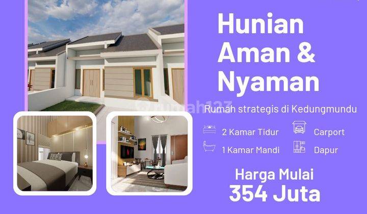 Rumah Shm Baru Utara Di Jalan Kedungmundu 1