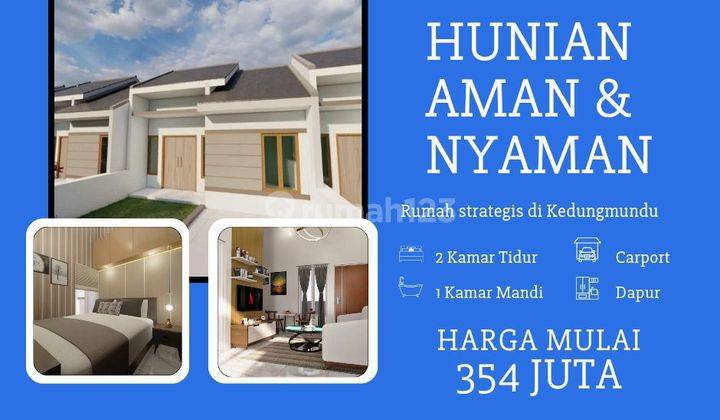 Rumah Baru di Jalan Kedungmundu SHM Utara 1