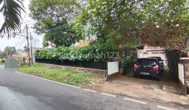 Rumah Darmawangsa Jakarta Selatan Model Lawas Asri Hijau Sejuk Tenang 1