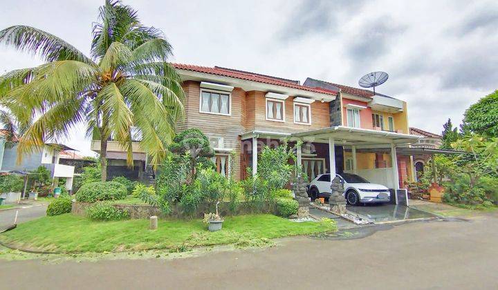 Rumah Huk Modern Semi Furnished Mewah Hadap Timur Selatan Barat Di Delatinos Bsd City Mau Terjual Cepat 1