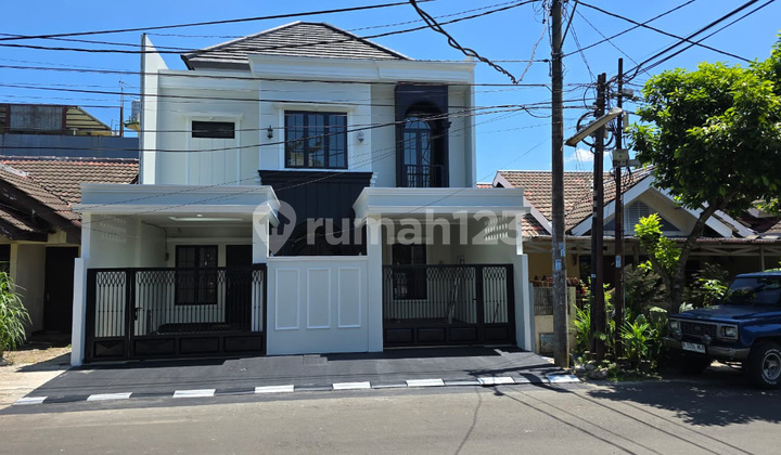 Rumah Baru di BSD Nusa Loka Siap Huni Ada Taman Depan Belakang dan Samping