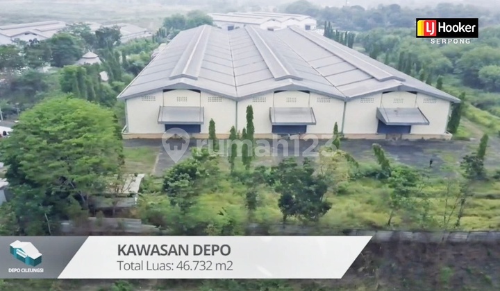 Gudang Cileungsi Siap Pakai Sebelah Gedung Mitra 10 Kab. Bogor