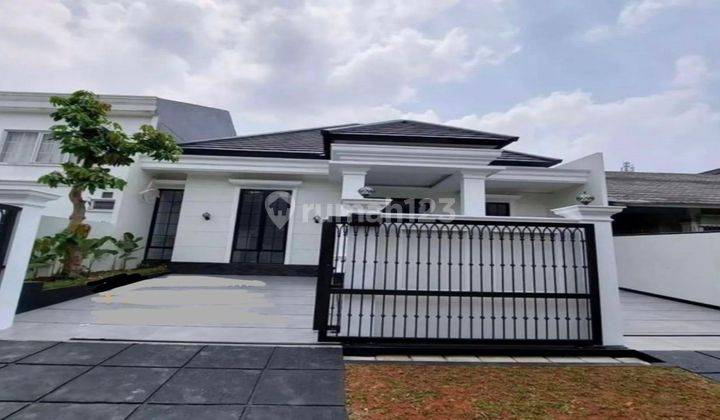 Rumah Modern 1 Lantai Bangunan Baru Full Renovasi Di Kencana Loka Bsd City  1