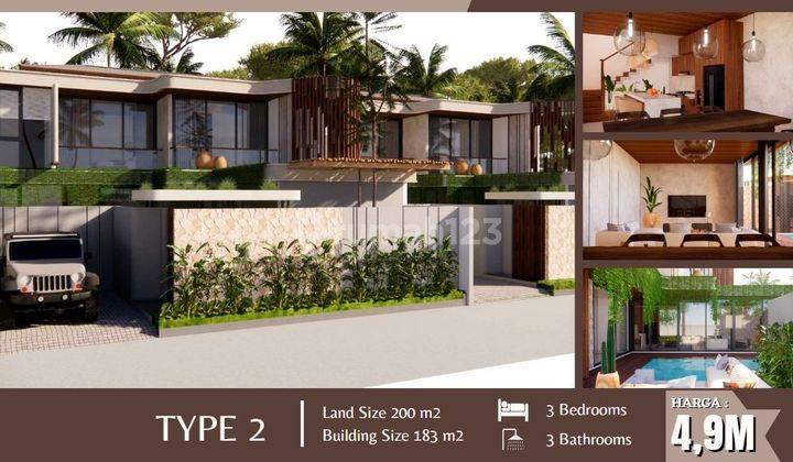 Brand New Villa With Private Pool 5 Menit Dari Tumbak Bayuh, Parerenan Bali 10
