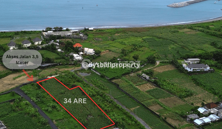 For Sale Premium Land With View Padanggalak Beach 1