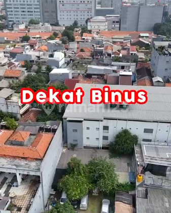 Turun Harga Rumah Tua + Kavling Siap Bangunan Kost Mini Building Kemanggisan