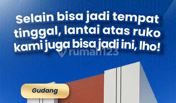 FOR RENT NEW 2-STORY SHOPHOUSE ANNUALLY STRATEGIC LOCATION AFFORDABLE PRICE CILEBUT BOGOR 2