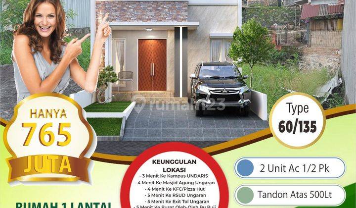 RUMAH UNGARAN DEKAT UNDARIS MODERN  1