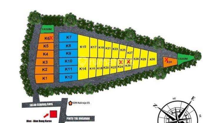 DIJUAL KAVLING DEKAT EXIT TOL UNGARAN  1