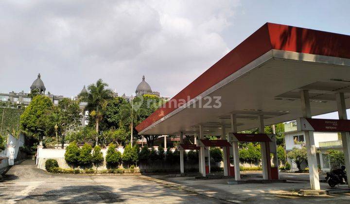 Jual Tempat Pom Bensin Dengan Rumah Mainroad Setiabudi Bandung 