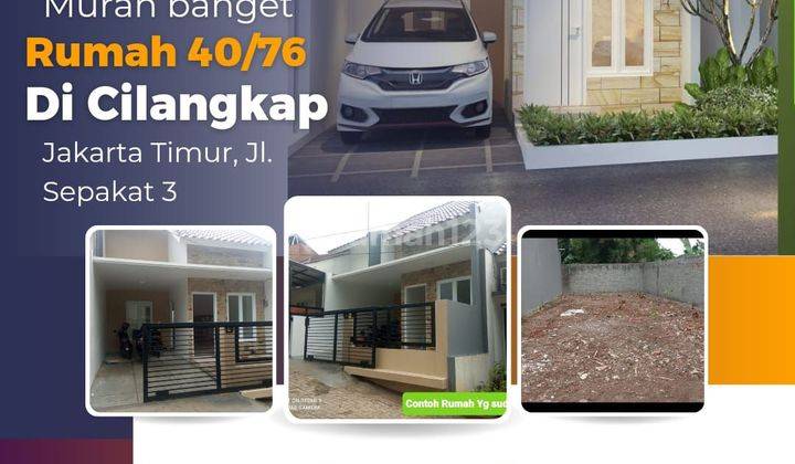 Rumah Murah Promo 1 Lantai Asri Cluster Deket Pintu Tol Cibubur/Setu Cipayung 1