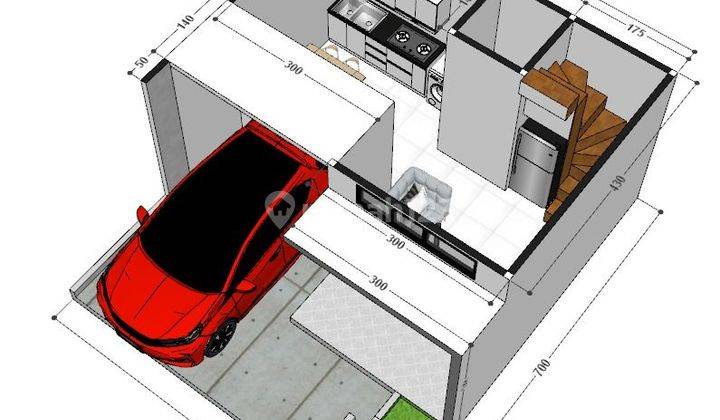 Rumah murah minimalis deket transmart cibubur tol cibubur LRT cibubur  2