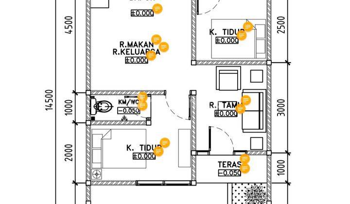 Rumah murah 1 lantai deket tol bambu apus/taman mini cipayung 2