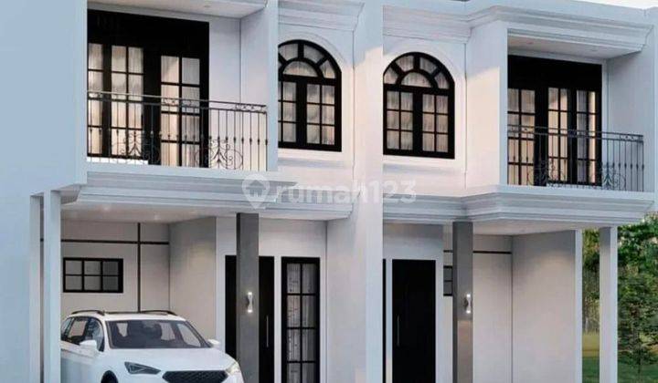 Rumah 2 lantai gaya eropa deket RS bhayangkara brimob 2