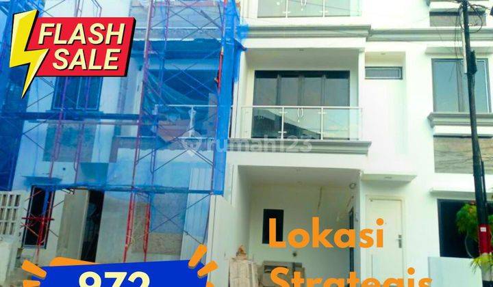 Rumah murah 3 lantai deket stasiun kramat  1