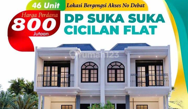 Rumah 2 lantai gaya eropa deket RS bhayangkara brimob KRL UI 1