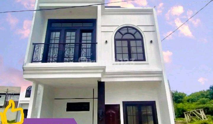 Rumah murah gaya eropa deket RS bhayangkara brimob stasiun ui 1