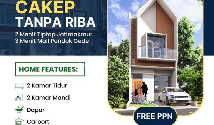 Rumah Cantik 2 Lantai Deket Plaza Pondok Gede/Tol Jatiwaringin 1