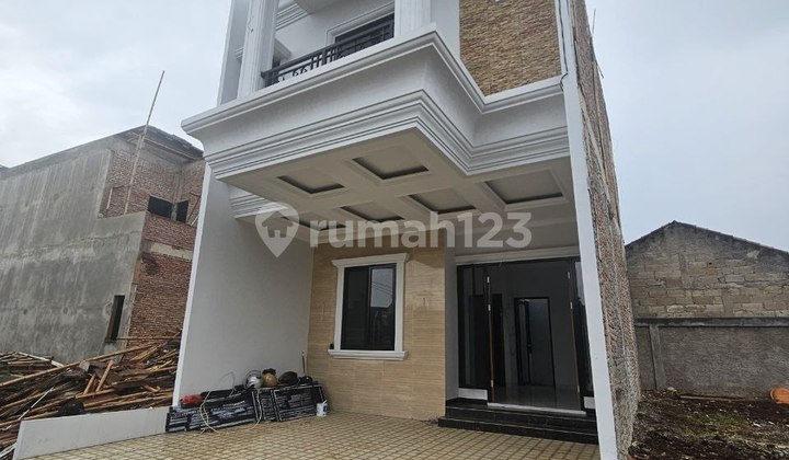 Rumah Mewah 2 Lantai Siap Huni Deket Lrt Harjamukti Tol Cibubur 2