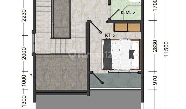 Rumah Cantik 2 Lantai Deket Tol Bekasi Timur 2