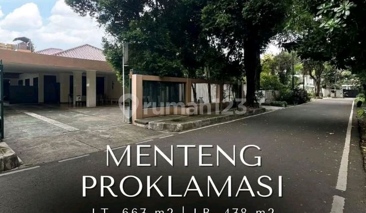 Menteng Proklamasi Rumah Siap Huni Lokasi Strategis Halaman Luas 