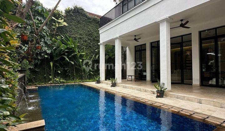 Kebayoran Baru American Classic House Premium Area Jalan Lebar 2