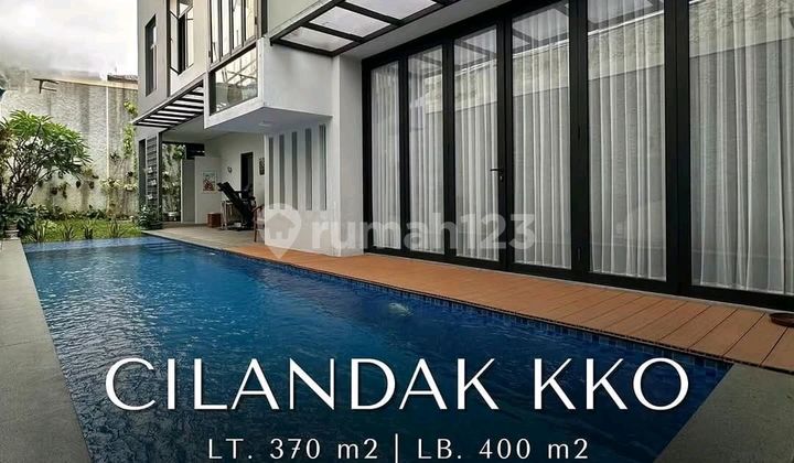Cilandak Kko Rumah Mewah Siap Huni Bangunan Baru Dua Tahun 