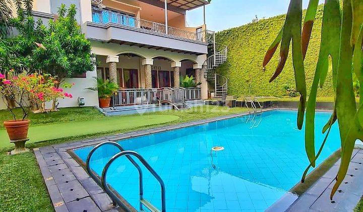 Lebak Bulus European Classic House Full Furnished Private Pool  1