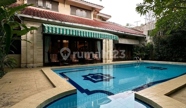 Cipete Mediterranean House Near MRT Wide Road Price Drop