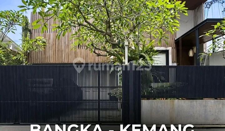 Bangka Kemang Modern Tropical House Siap Huni