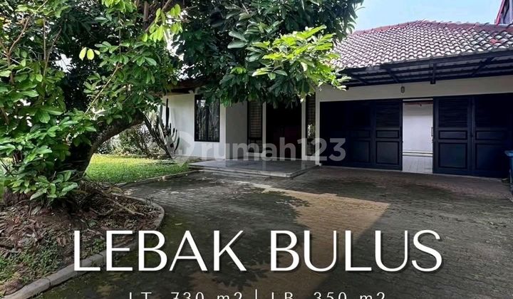 Lebak Bulus Rumah Siap Huni Halaman Luas Lokasi Tenang Nyaman