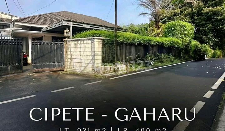 Cipete Cilandak Gaharu Premium Area Rumah Hitung Tanah 