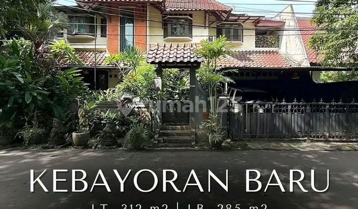 Kebayoran Baru Rumah Siap Huni Prime Area Depan Taman