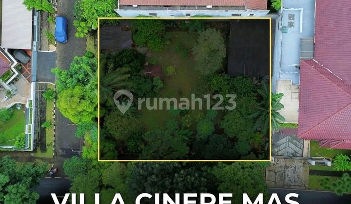 Villa Cinere Mas Land Plot Ready to Build Corner Position