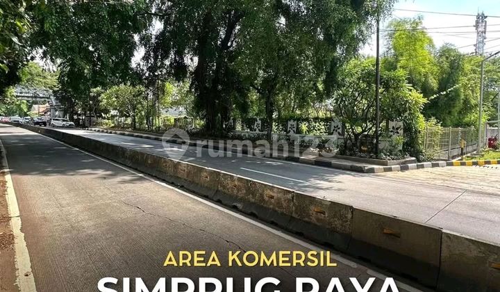 Simprug Raya Kavling Area Komersial Posisi Hoek Lokasi Strategis