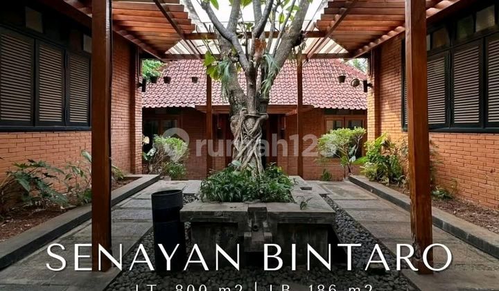 Senayan Bintaro Classic Traditional House Dalam Cluster 
